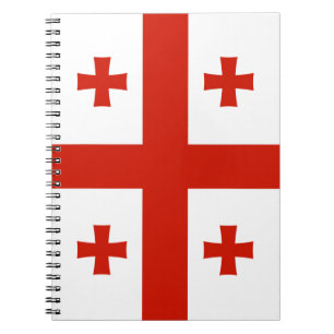 Georgienflagge Notizblock