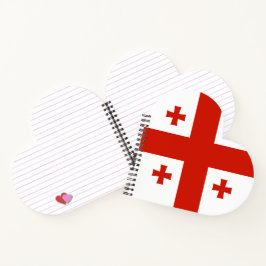Georgienflagge Notizbuch
