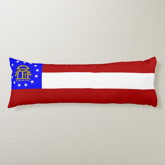Georgienflagge Seitenschläferkissen (Vorderseite)