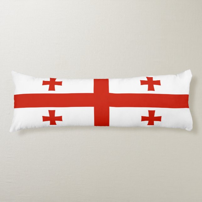 Georgienflagge Seitenschläferkissen (Vorderseite)