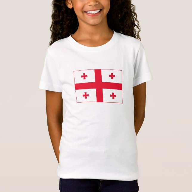 Georgienflagge T-Shirt (Vorderseite)