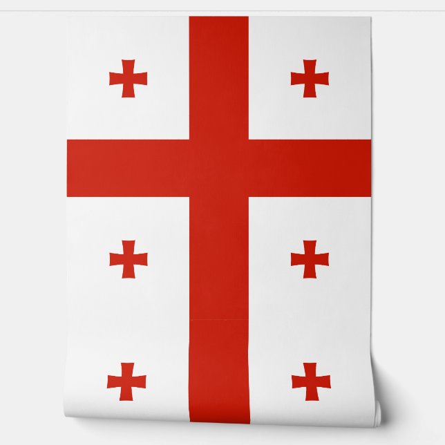 Georgienflagge Tapete (Abrollen)