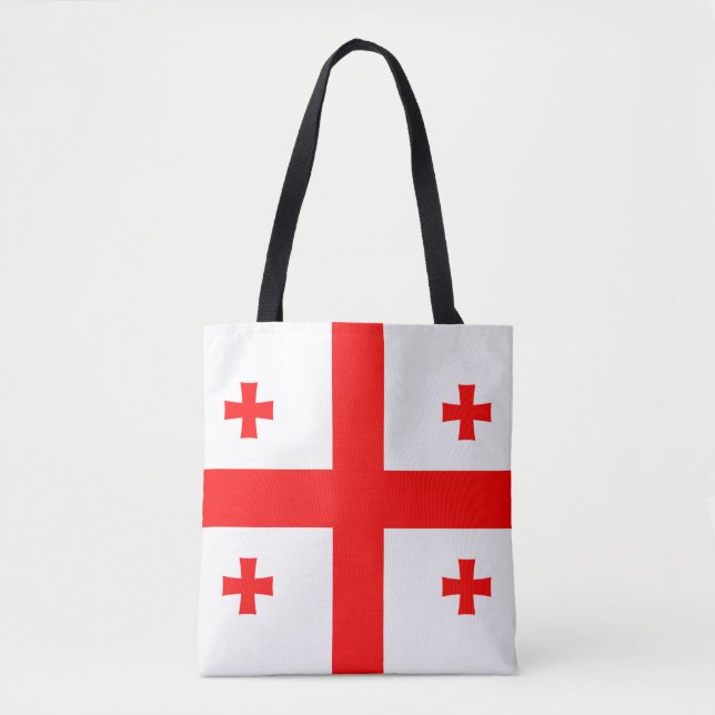 Georgienflagge Tasche (Vorderseite)