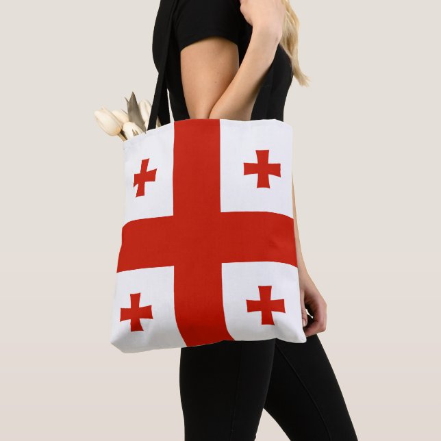 Georgienflagge Tasche (Von Nahem)