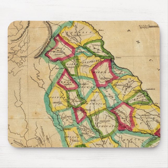 Georgienkarte Mousepad (Vorne)