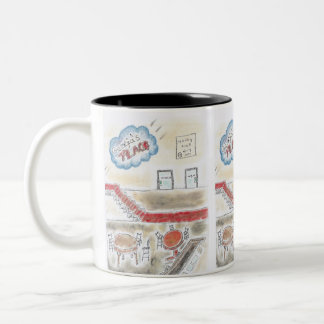 Georgienplatz Zweifarbige Tasse