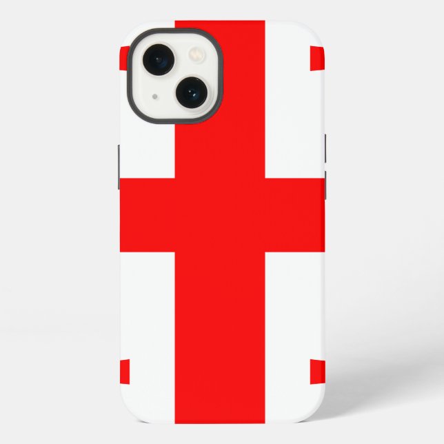 Georgiens Flagge iPhone Hülle (Rückseite)