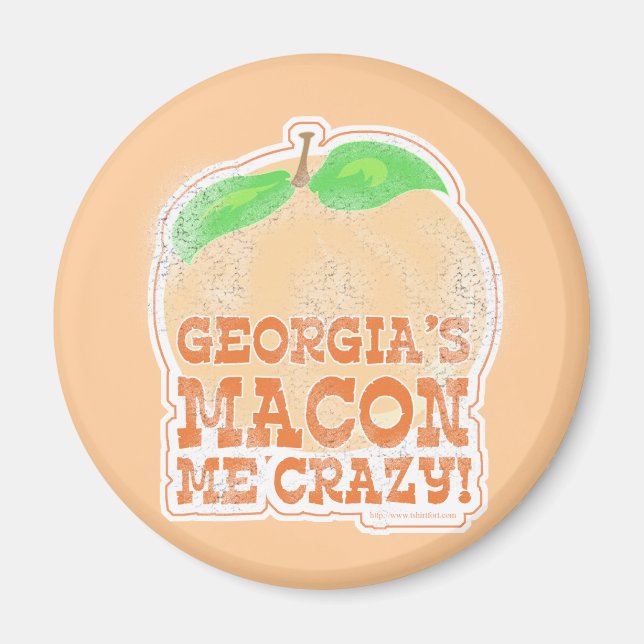 Georgiens Macon Me Crazy! Magnet (Vorne)