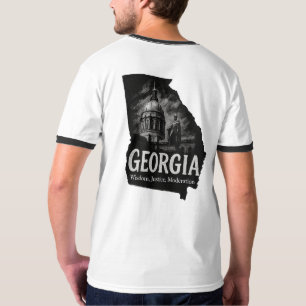 Georgiens T - Shirt "Weisheit, Gerechtigkeit, Mäßi