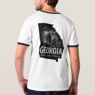 Georgiens T - Shirt "Weisheit, Gerechtigkeit, Mäßi