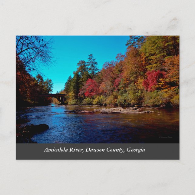 Georgier Herbst Postkarte (Vorderseite)