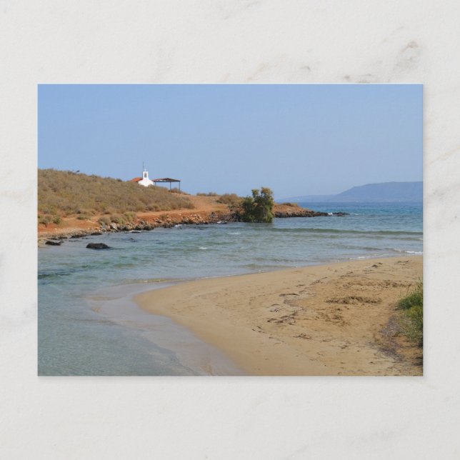 Georgioupoli Beach, Kreta Postcard Postkarte (Vorderseite)