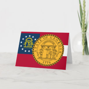 Georgische Flagge & Siegel, Flagge Georgiens Karte