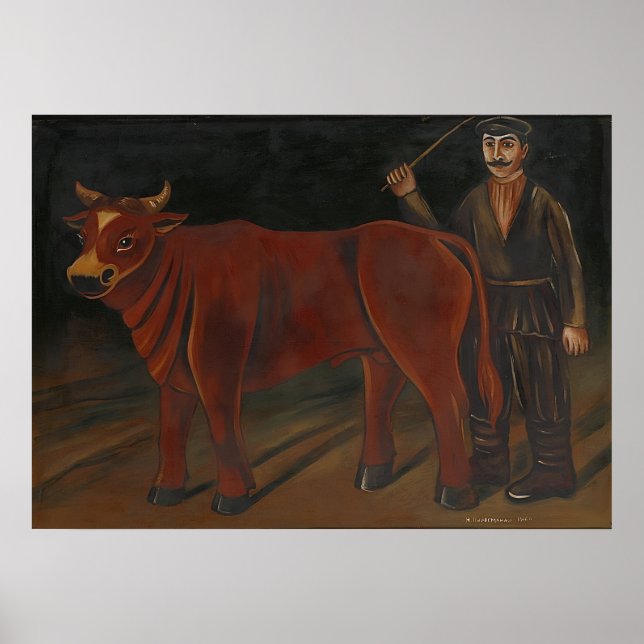 Georgischer Maler Niko Pirosmani Poster (Vorne)