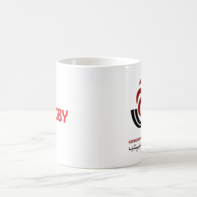 Georgisches nationales Rugbyteam Kaffeetasse (Mittel)