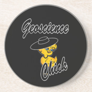 Geoscience Chick #4 Sandstein Untersetzer