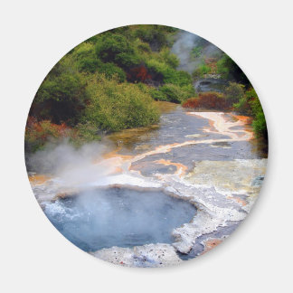 Geothermale Aktivität in der Nähe von Rotorua, Neu Magnet
