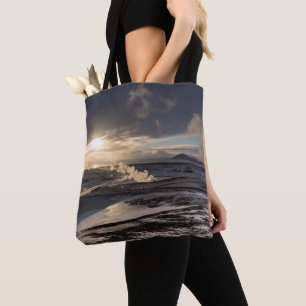 Geothermale Winterlandschaft Tasche