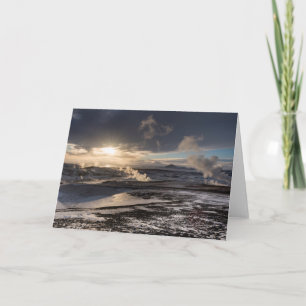 Geothermische Winterlandschaft Karte