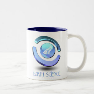 Geowissenschafts-Kaffeetasse Zweifarbige Tasse