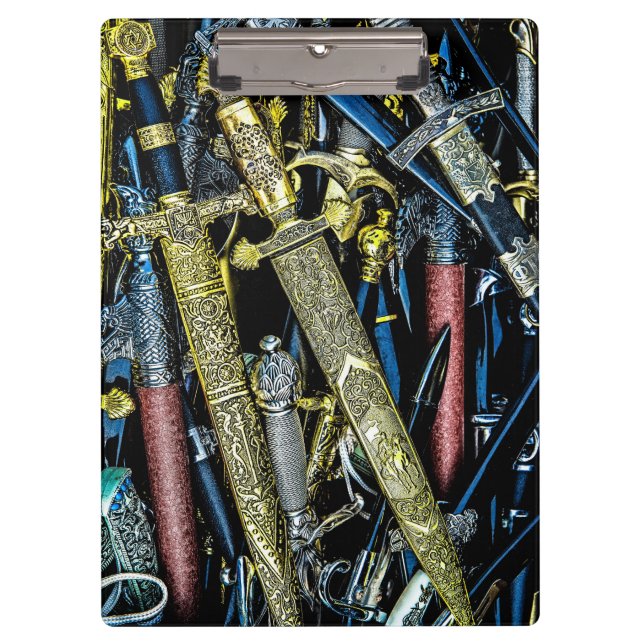 Gepäck, Dirks und Sabers Klemmbrett (Vorderseite)