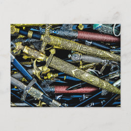 Gepäck, Dirks und Sabers Postkarte