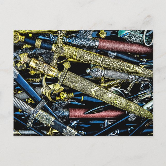 Gepäck, Dirks und Sabers Postkarte (Vorderseite)