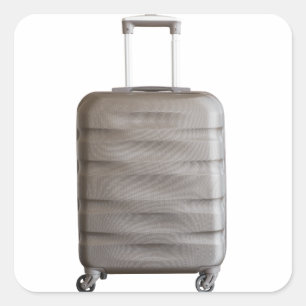 Gepäck Quadratischer Aufkleber