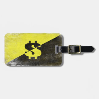 Gepäck-Umbau mit cooler Anarcho-Kapitalist Flagge Gepäckanhänger