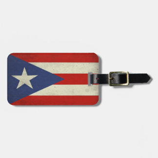 Gepäck-Umbau mit cooler Flagge von Puerto Rico Gepäckanhänger