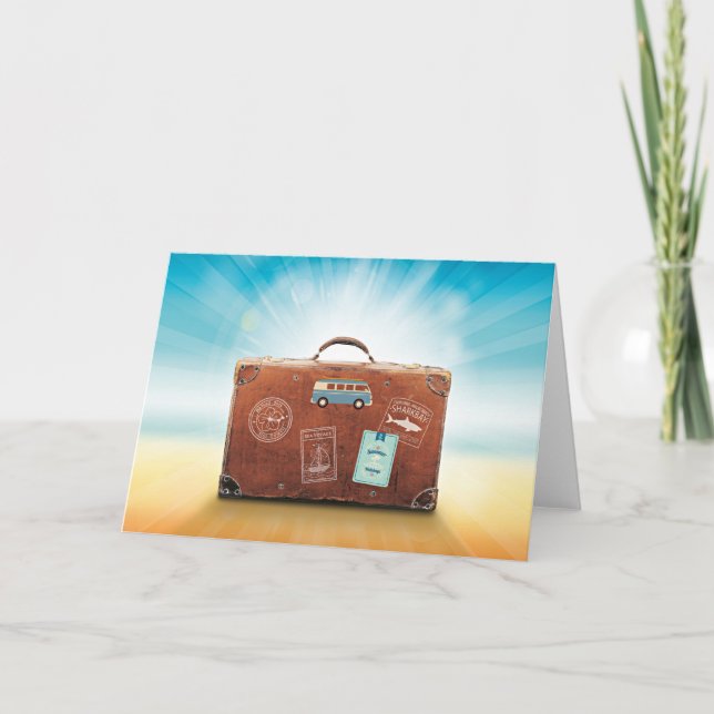 Gepäck...verpackt und bereit, karte (Vorderseite)