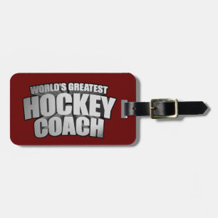 Gepäckanhänger 'Bester Hockeytrainer der Welt'