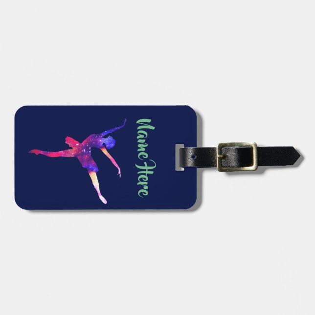 Gepäckanhänger der Ballerina (Vorderseite horizontal)