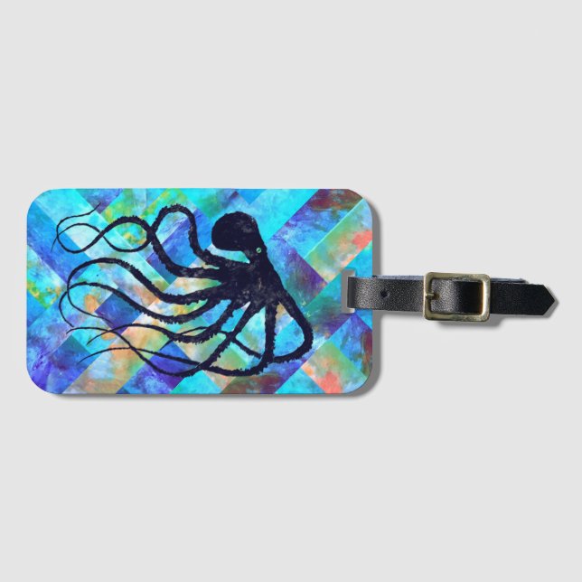 Gepäckanhänger der Kraken-2 mit (Vorderseite (Horizontal))