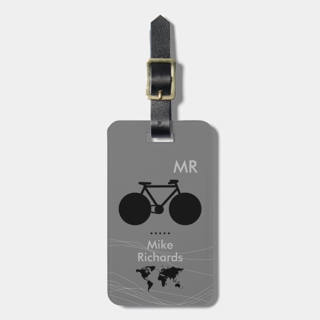 Gepäckanhänger für Fahrräder (Vorderseite vertikal)