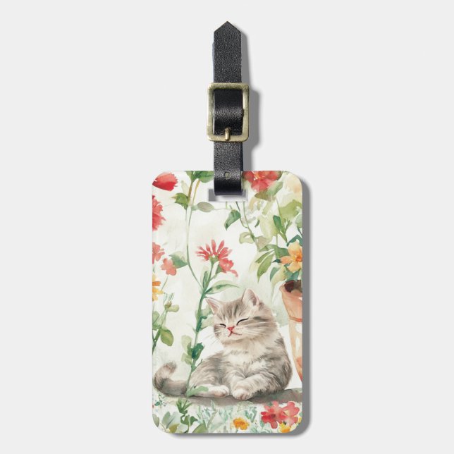 Gepäckanhänger für Katzen (Vorderseite vertikal)