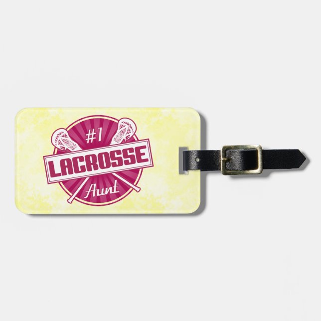 Gepäckanhänger für Lacrosse Tante leicht zu indivi (Vorderseite horizontal)