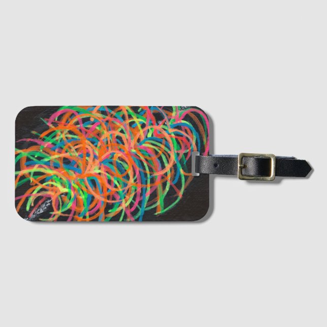 Gepäckanhänger für schwere Ionen (Vorderseite (Horizontal))