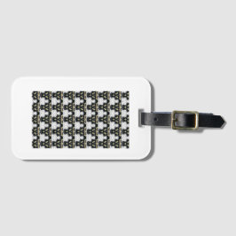 Gepäckanhänger in Schwarzweiß