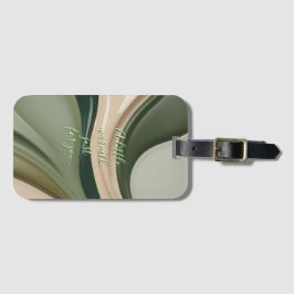 Gepäckanhänger in stilvoller Grafik