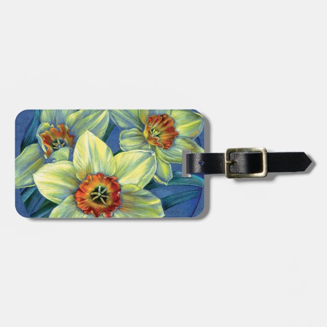 Gepäckanhänger mit dem Aufdruck "Daffodils - die F (Vorderseite horizontal)