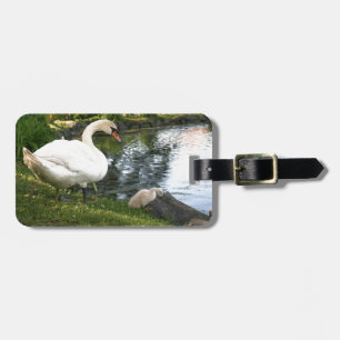 Gepäckanhänger mit Schwanz- und Cygnet mit Ledergu