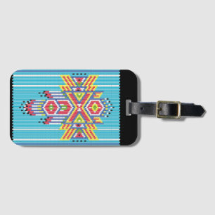 Gepäckanhänger Navajo-Falke-Perlen-Design