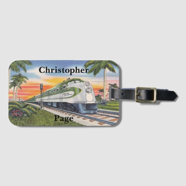 Gepäckanhänger Postkarte (Vorderseite (Horizontal))