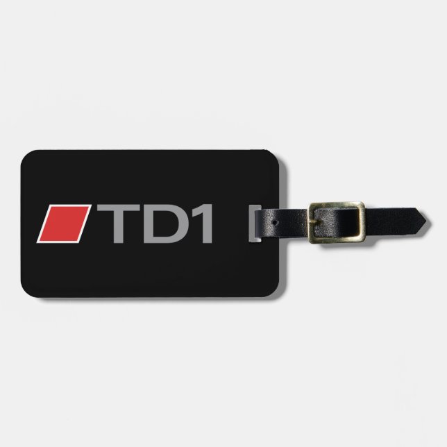 Gepäckanhänger TD1 (Vorderseite horizontal)