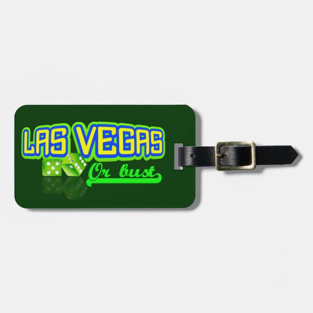 Gepäckanhänger von Las Vegas (Vorderseite horizontal)