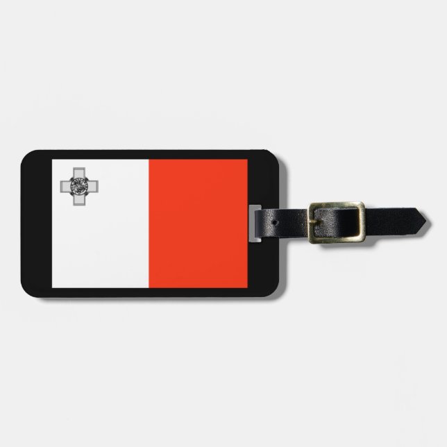 Gepäckanhänger von Malta (Vorderseite horizontal)