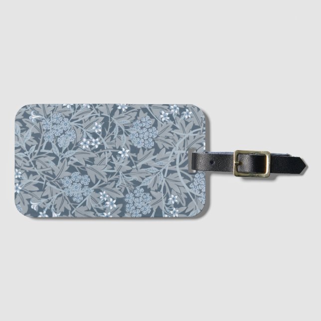 Gepäckanhänger: WILLIAM MORRIS : JASMINE Gepäckanhänger (Vorderseite (Horizontal))