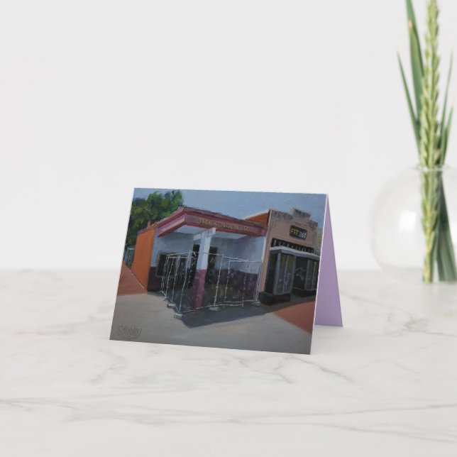 Gepäckaufbewahrung Dankeskarte (Vorderseite)