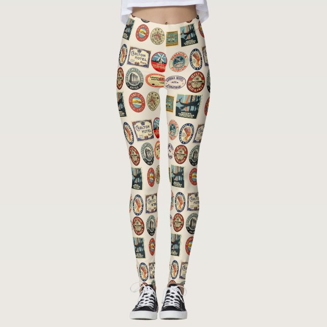 Gepäckaufkleber Leggings (Vorderseite)